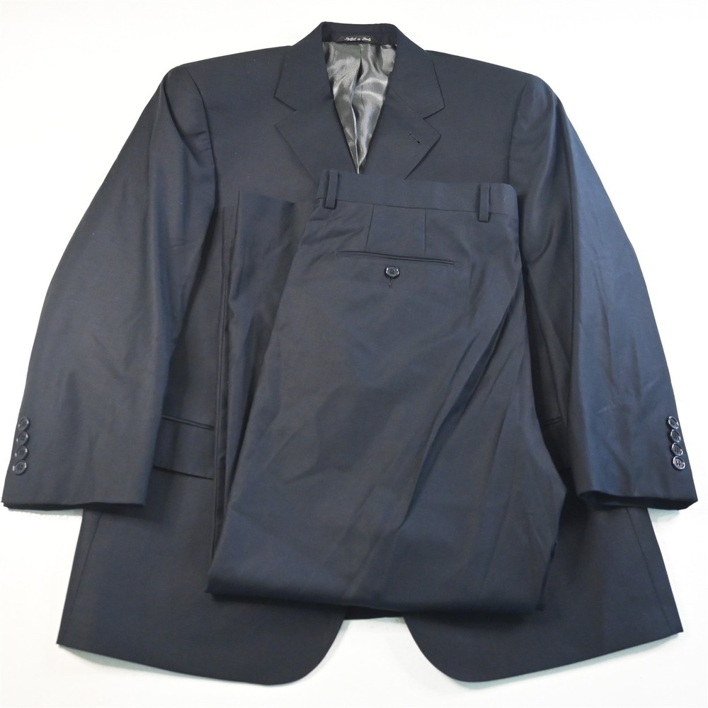 Studio Milano 42S 38x28 Navy‎ Blue Mens Jacket Pants Suit